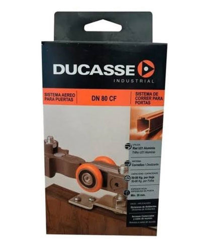 Ducasse Sliding Door Roller DN80 CF – Premium Ball Bearing | 80kg Capacity | Straight Sliding | 1 Pair