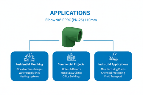 Applications - 110mm Elbow 90°