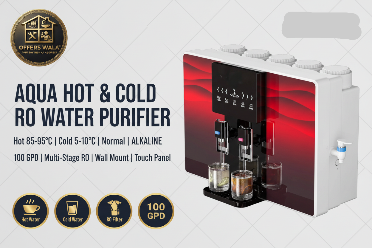 Aqua Hot & Cold RO Water Purifier – Hero Banner – Alkaline Corrected