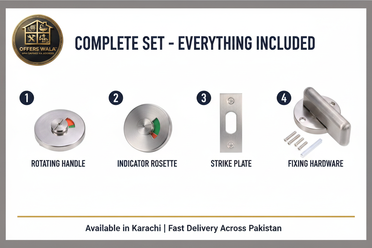 BL-03 Toilet Lock – Whats in the Box