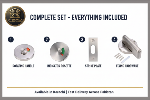 BL-03 Toilet Lock – Whats in the Box
