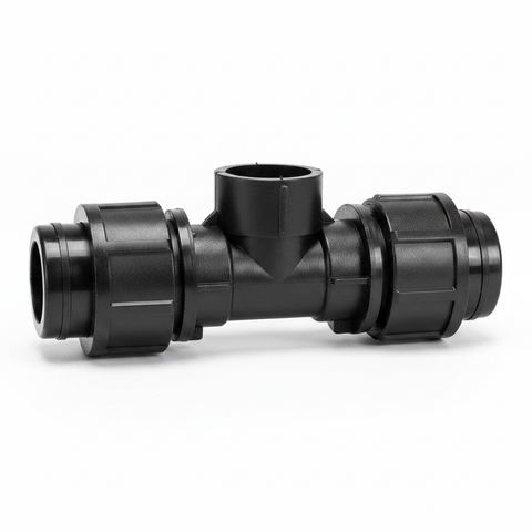 Black Compression Female Tee Fitting Threaded – Plumbing Fittings Karachi Delivery