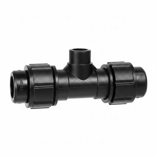 Black Compression Male Tee Fitting 20mm 25mm 32mm – Buy Online Karachi