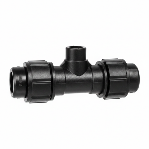 Black Compression Male Tee Fitting 20mm 25mm 32mm – Buy Online Karachi