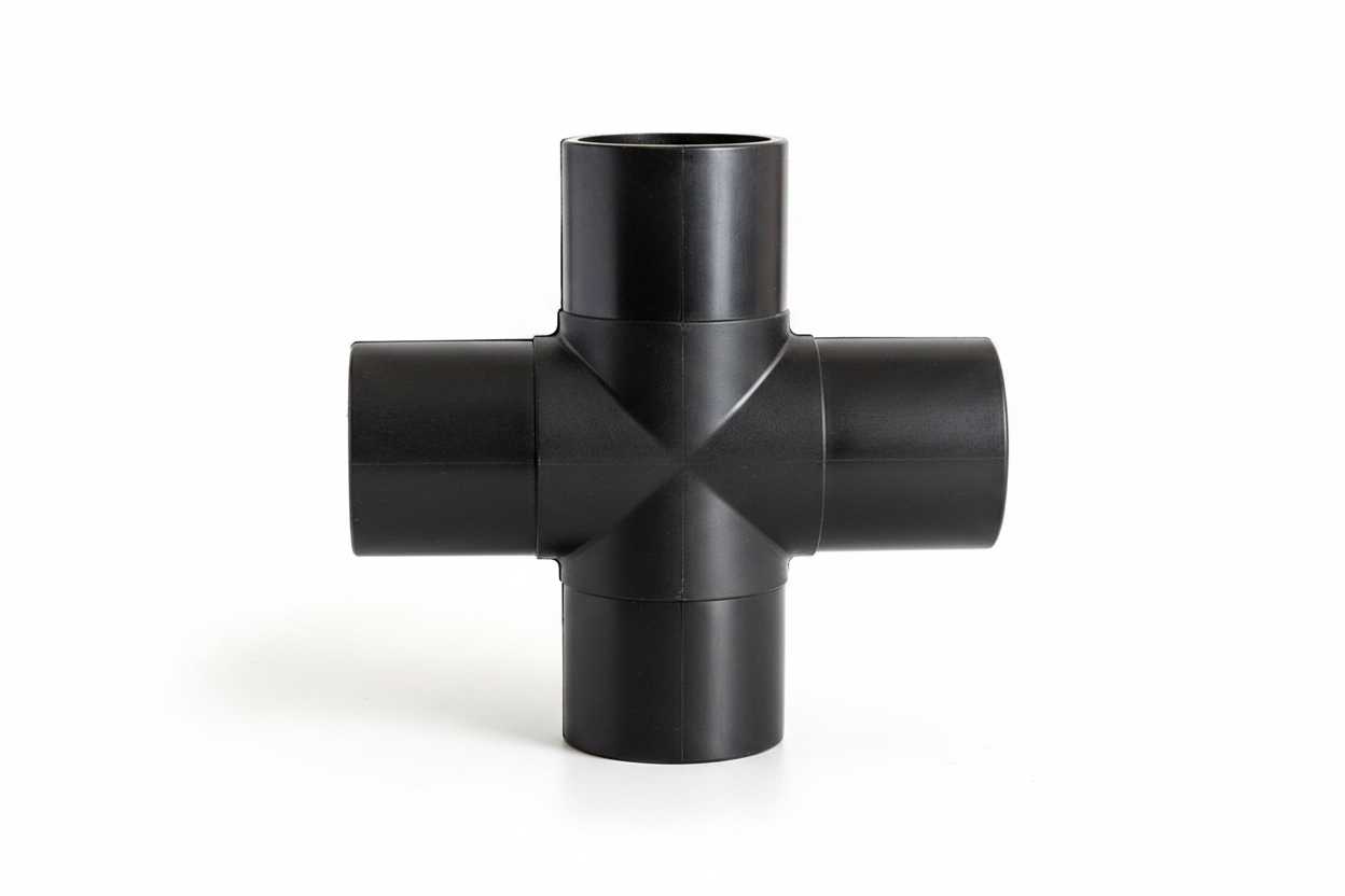 Cross Tee UPVC Pipe Fitting PN 10 PN 16 – Available in Karachi