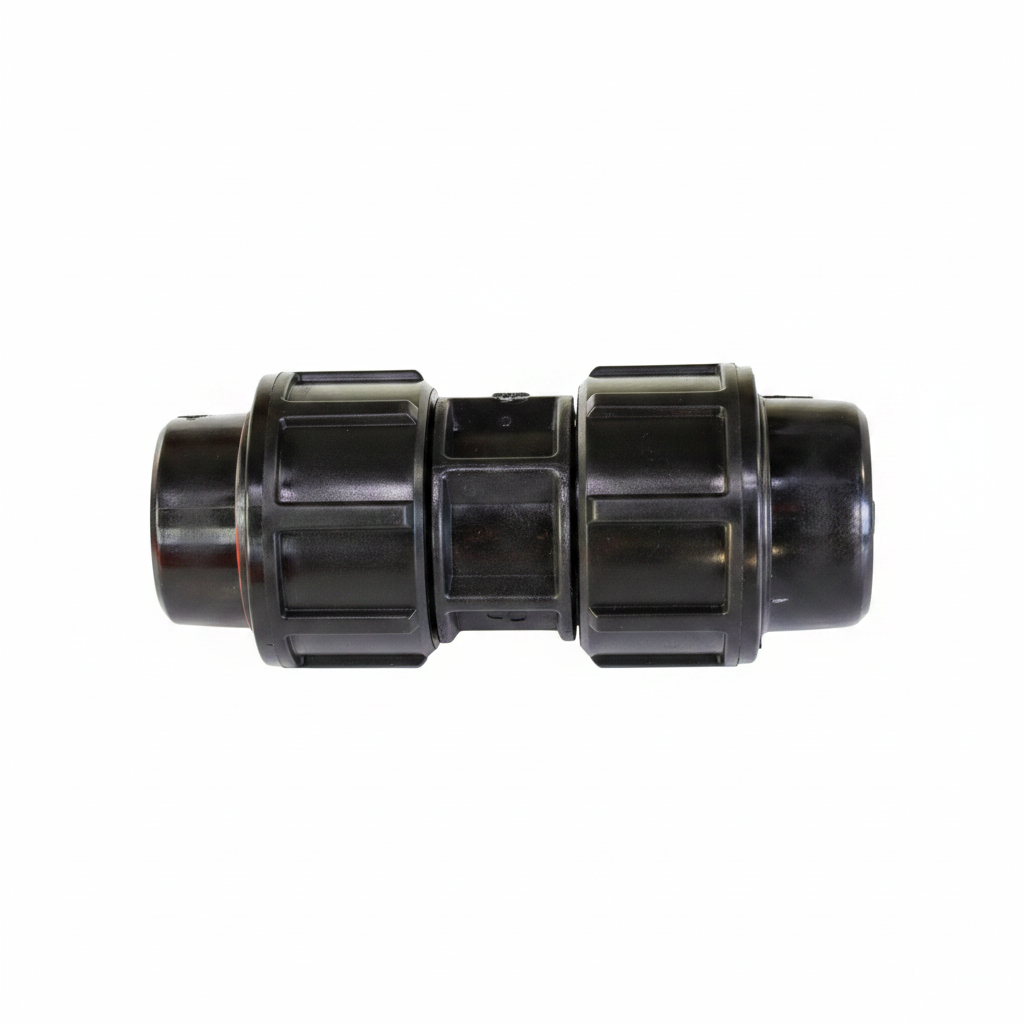 Black Pipe Compression Coupling Straight Coupler 20mm to 110mm – Buy in Karachi | Offers Wala