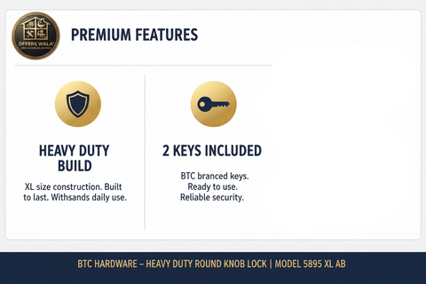 BTC 5895 XL AB – Features Panel