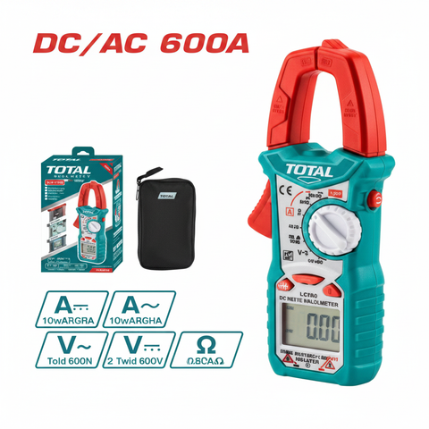 TMT46004 DC/AC True RMS Clamp Meter 600A – Digital Multimeter for Electricians in Karachi