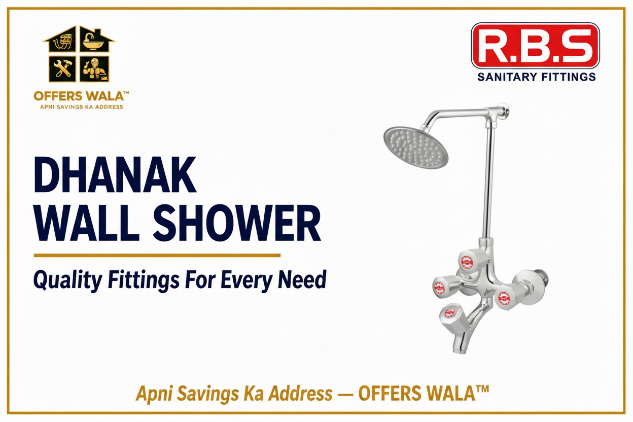 Dhanak Wall Shower banner