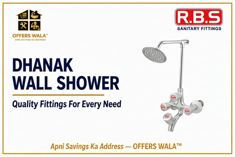 Dhanak Wall Shower banner