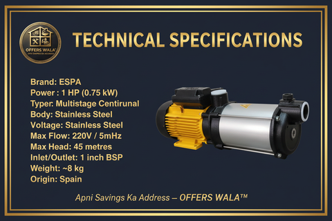 ESPA Technical Specifications