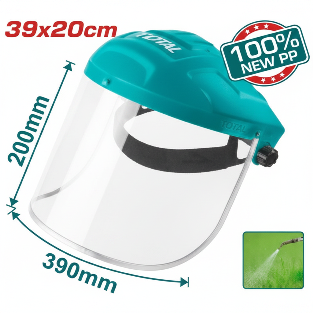 Face Shield TSP631 Impact Resistant Safety Visor with Adjustable Headgear – Buy in Karachi