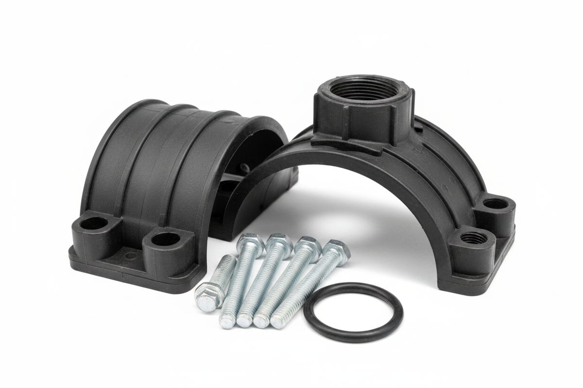 Clamp Saddle Pipe Fitting – Heavy-Duty Saddle Clamp for Plumbing & Irrigation | Available in Karachi