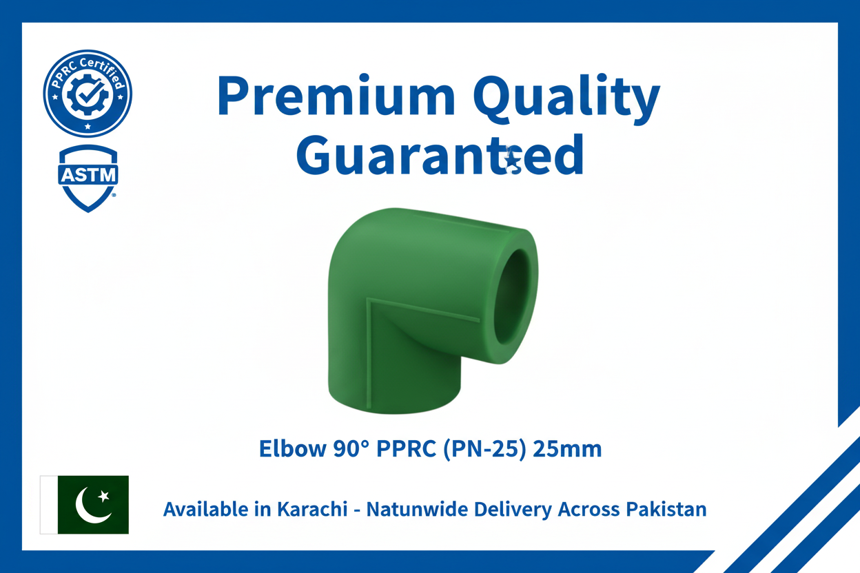 Elbow 90° PPRC PN-25 25mm Quality Certification
