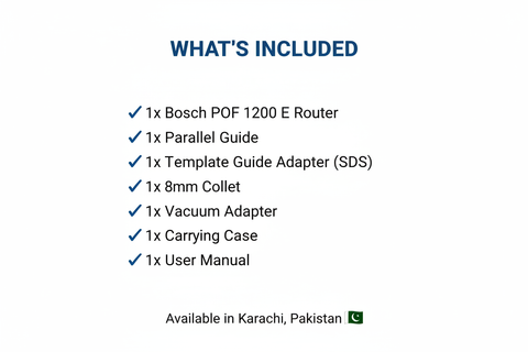 Bosch Router What's Included