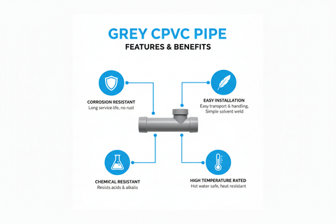 Grey CPVC Pipe Features and Benefits