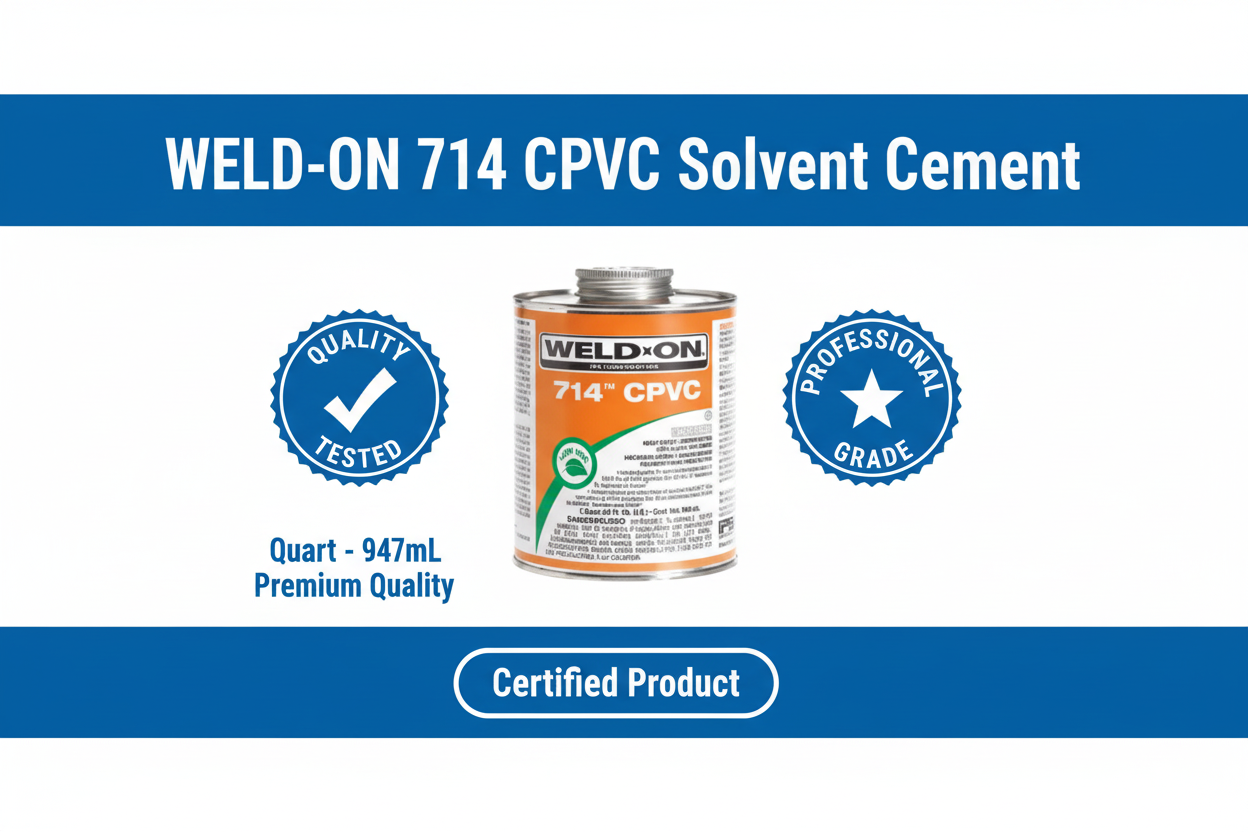 WELD-ON 714 CPVC Quart Premium Quality - Quality Tested, Professional Grade, Certified Product