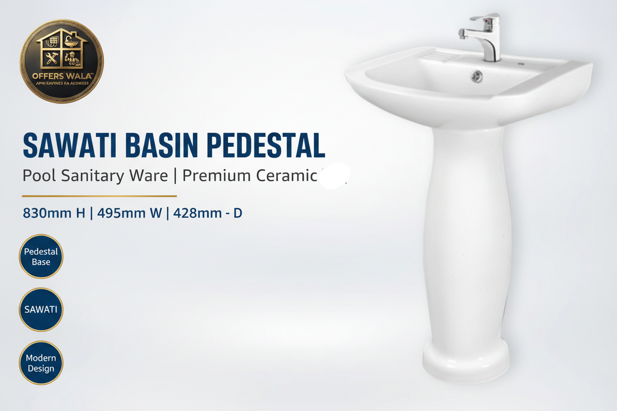 Sawati Basin Pedestal Hero Banner — Offers Wala