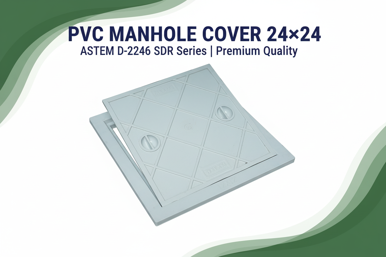PVC Manhole Cover 24×24 Banner - ASTM D-2246 SDR Series Premium Quality