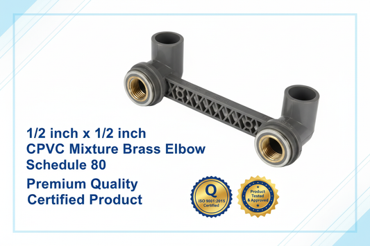 CPVC Mixture Brass Elbow - SCH-80 Schedule 80 Premium Quality
