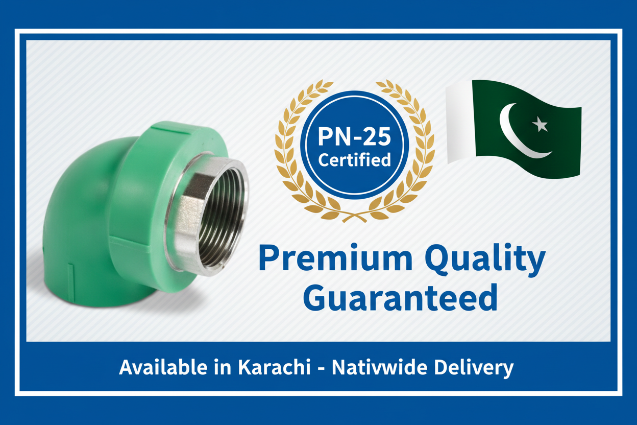 Elbow Female PPRC PN-25 25mm*1/2"