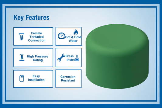 PPRC Endcap Key Features - High pressure, corrosion resistant