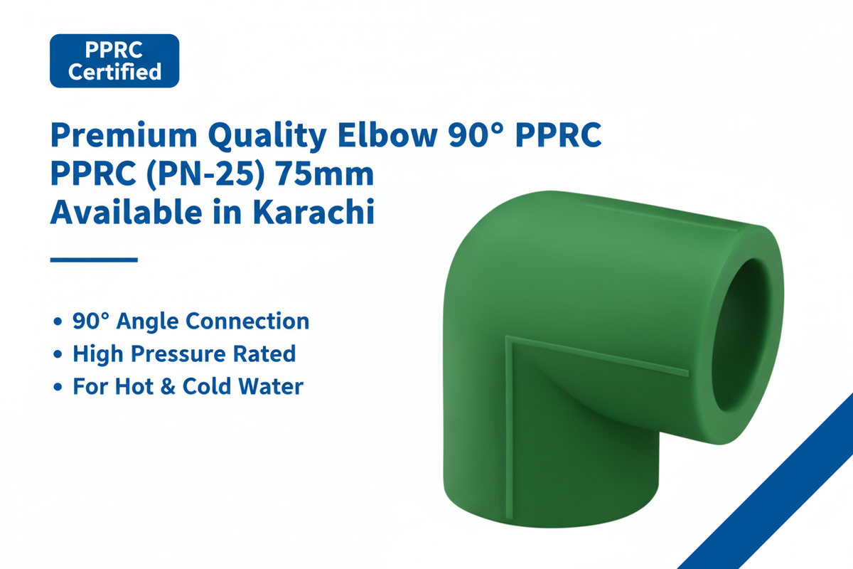 Elbow 90° PPRC PN-25 75mm Premium Quality Available in Karachi