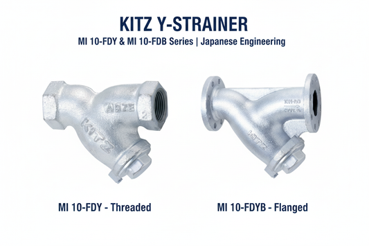 KITZ Y-Strainer MI 10-FDY and MI 10-FDYB - threaded and flanged models