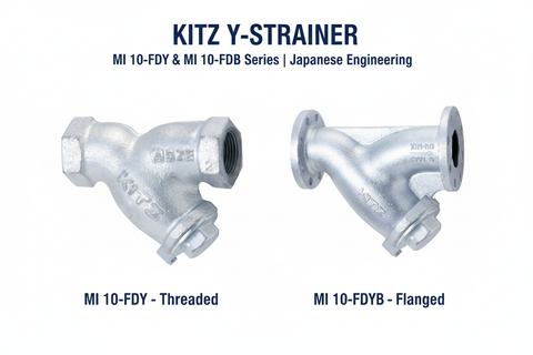 KITZ Y-Strainer MI 10-FDY and MI 10-FDYB - threaded and flanged models