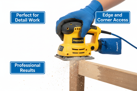 Prescott Sander Applications - Detail Work, Professional Results