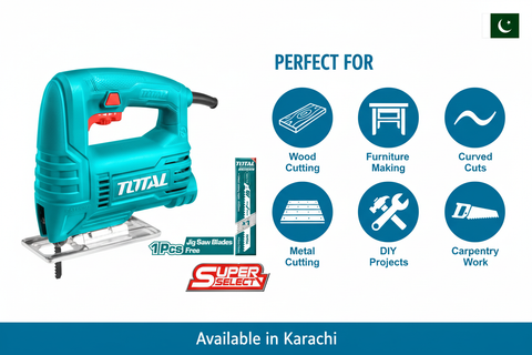 Total TS2045565 Applications - Wood Cutting, Furniture Making, DIY Projects, Carpentry