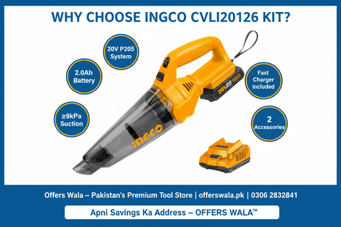 Why Choose Ingco CVLI20126 Kit - Offers Wala Pakistan