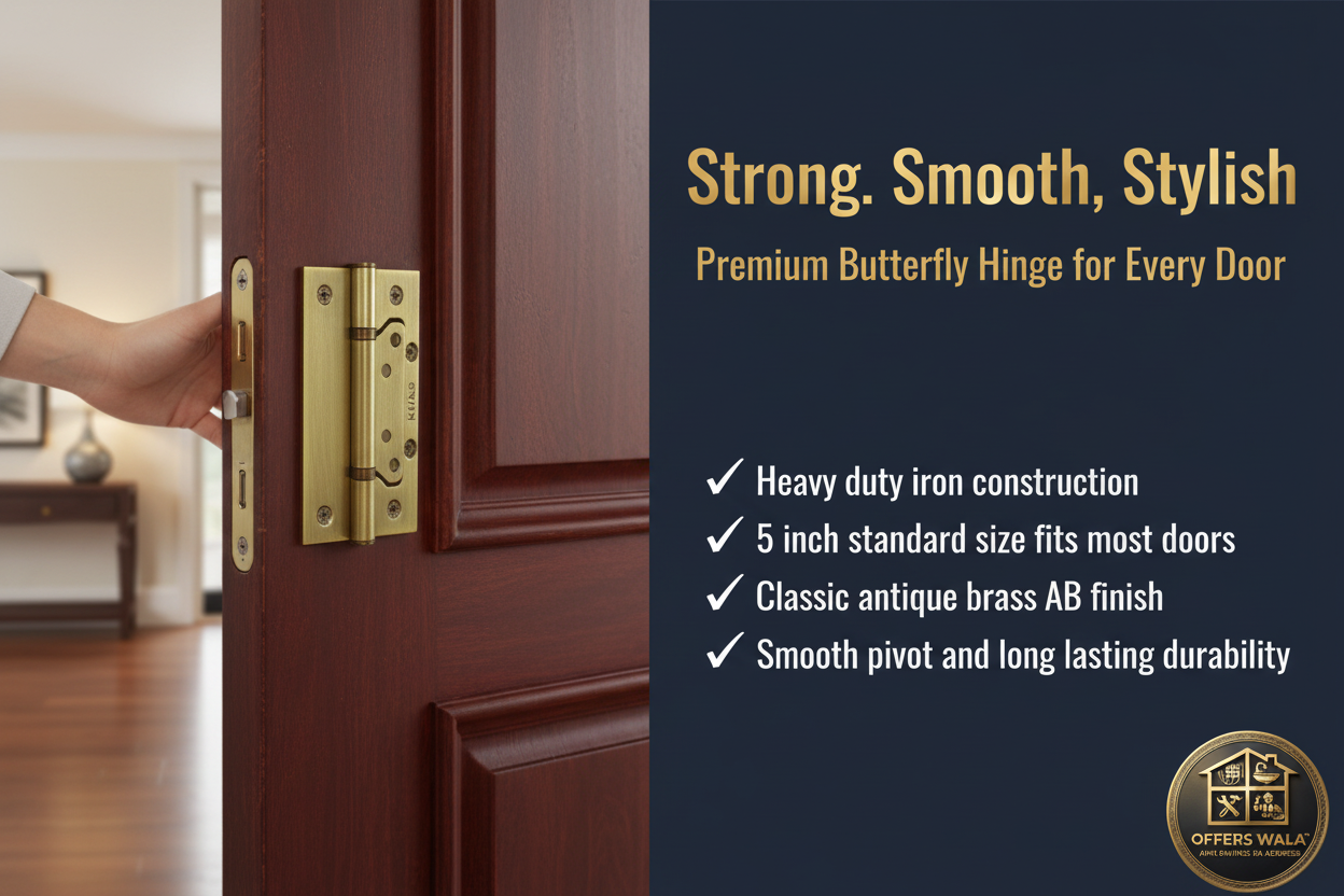 Premium Butterfly Hinge Lifestyle – A+ Lifestyle Panel