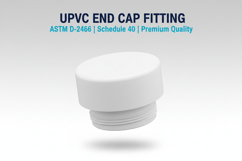 UPVC End Cap Fitting - ASTM D-2466 Schedule 40 Premium Quality