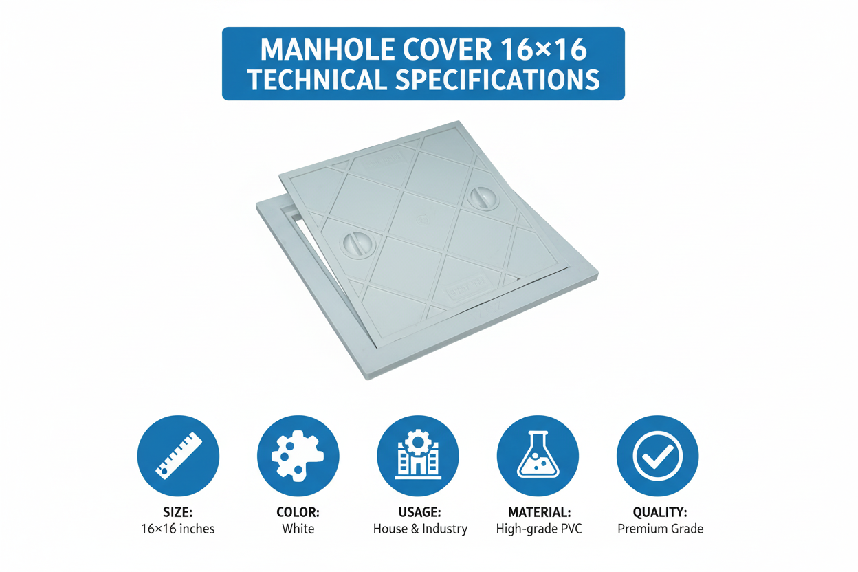 Manhole Cover 16×16 Technical Specifications - Size, Standard, Material, Usage