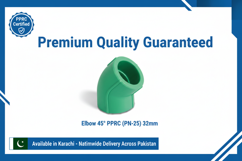 Elbow 45° PPRC PN-25 32mm Quality Certification