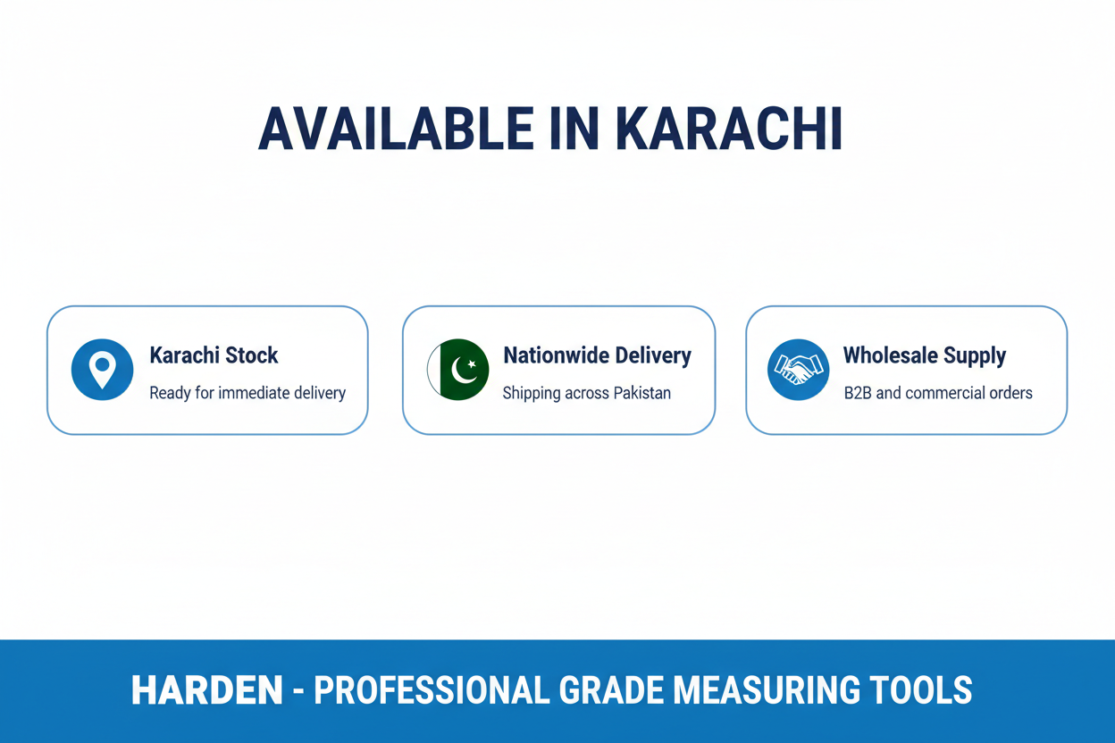 Availability banner - Karachi stock, nationwide Pakistan delivery, wholesale supply