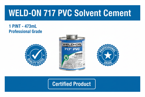 WELD-ON 717 PVC 1 PINT Professional Grade - Quality Tested, Professional Grade, Certified Product