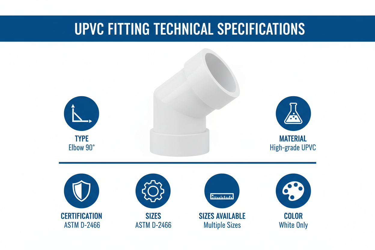 UPVC Fitting Technical Specifications