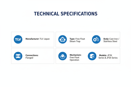Technical specifications - free float type, cast iron/stainless steel, flanged connections