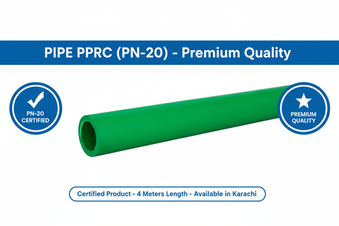 Pipe PPRC PN-20 Quality Certification