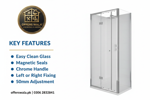 IN6 V2 Bi-Fold Shower Door Key Features
