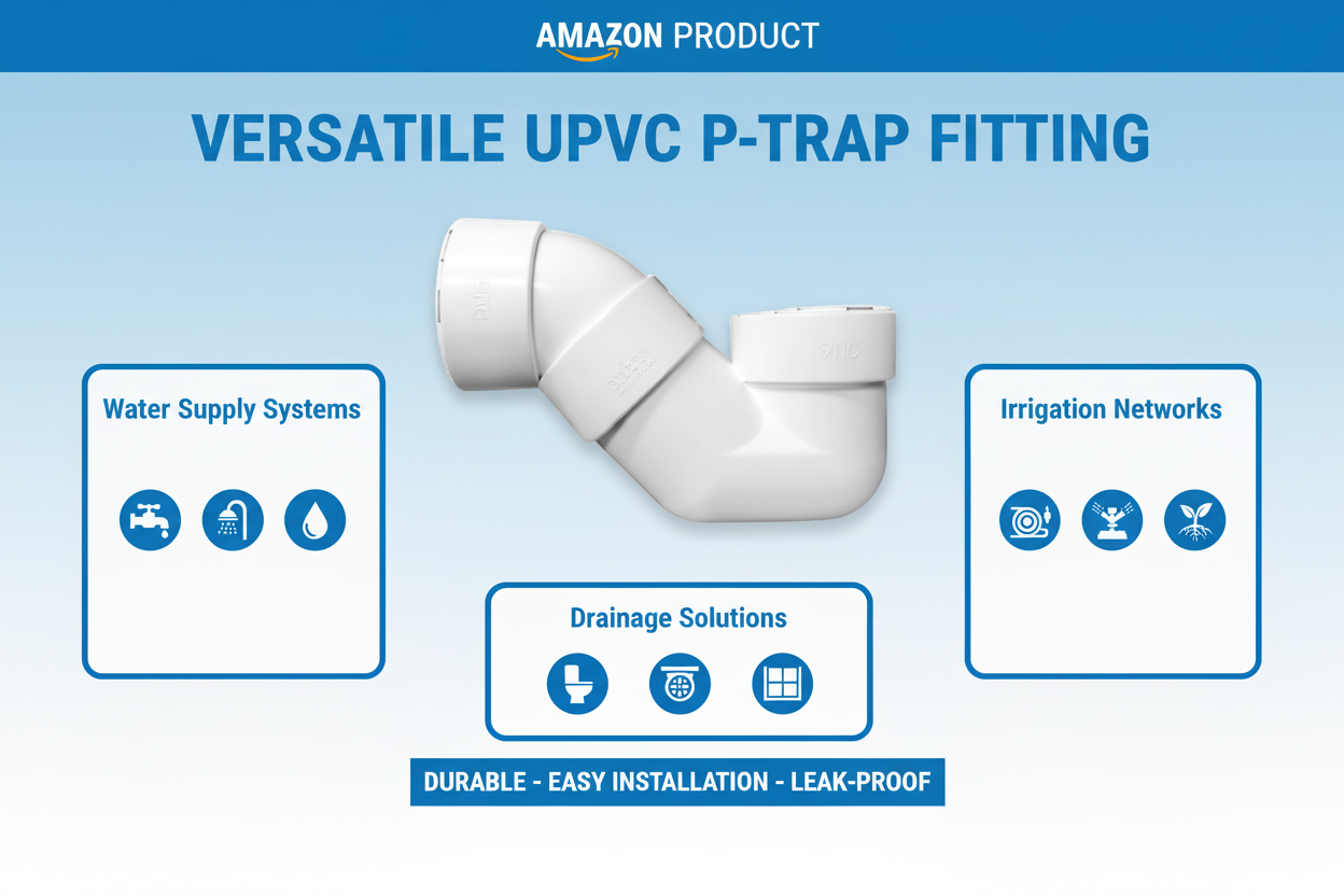 UPVC P-Trap Applications - Water Supply, Drainage, Irrigation Systems