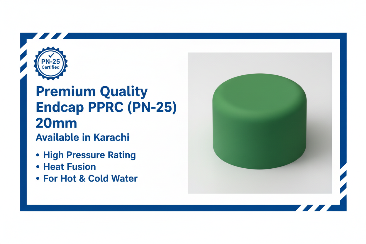 Premium PPRC Endcap 20mm PN-25 - Available in Karachi
