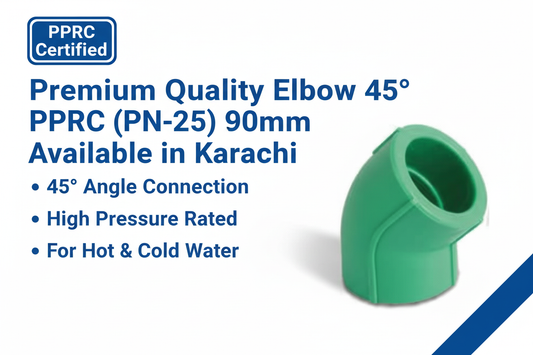 Elbow 45° PPRC PN-25 90mm Premium Quality Available in Karachi