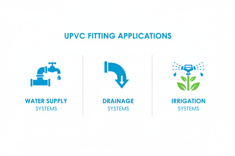 UPVC Union Applications - Water Supply, Drainage, Irrigation Systems
