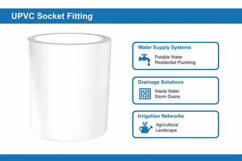 UPVC Socket Applications - Water Supply, Drainage, Irrigation Systems