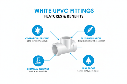 White UPVC Fittings Features and Benefits