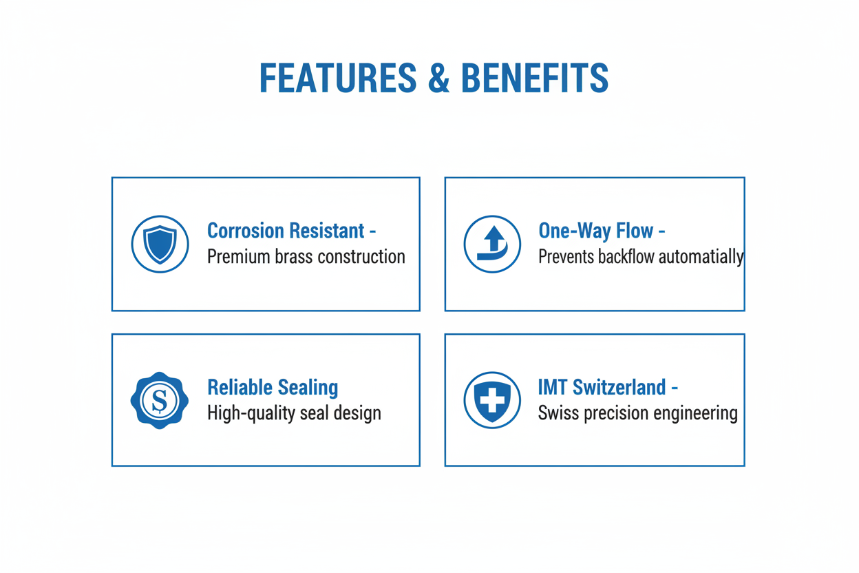 Check Valve Features & Benefits