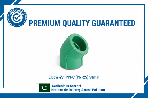 Elbow 45° PPRC PN-25 50mm Quality Certification